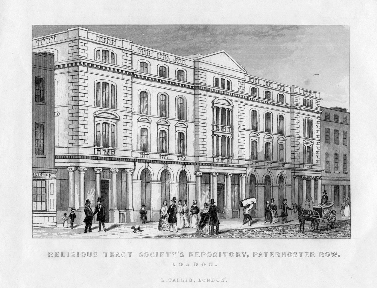 Religious Tract Societys Repository, Paternoster Row, London, 1800-tallet av Unbekannt
