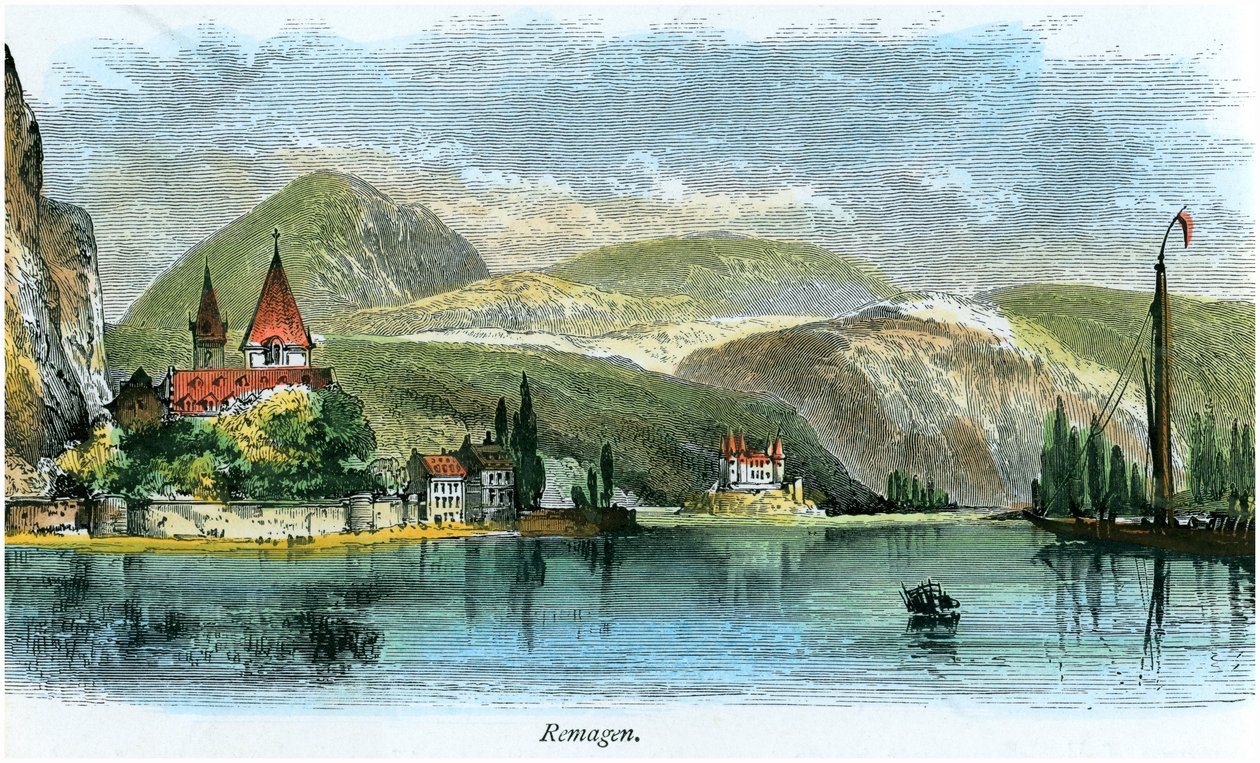 Remagen, Tyskland, c1875 av Unbekannt