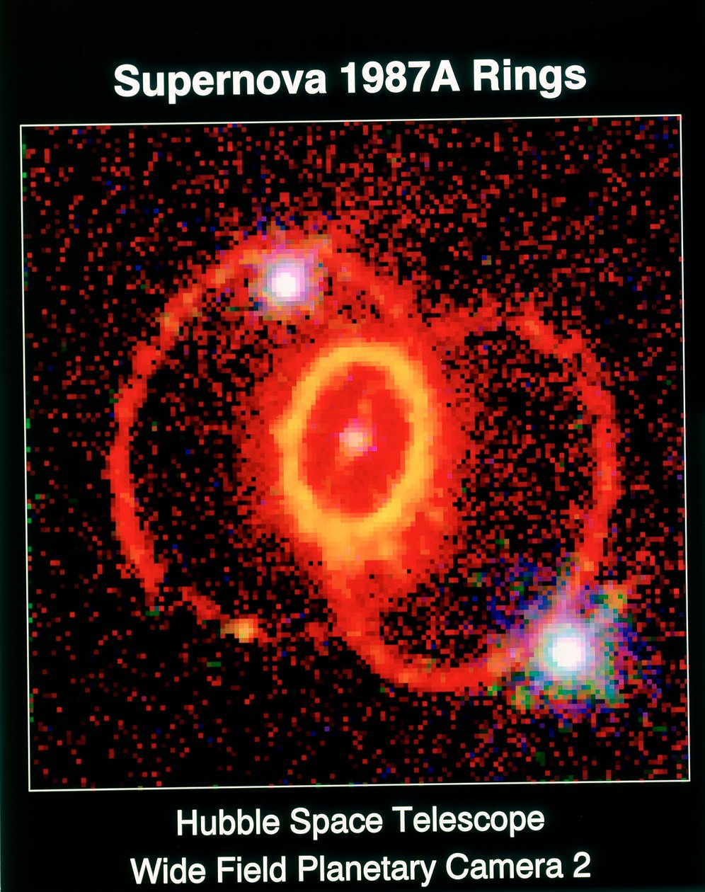 Resten av Supernova 1987A av Unbekannt