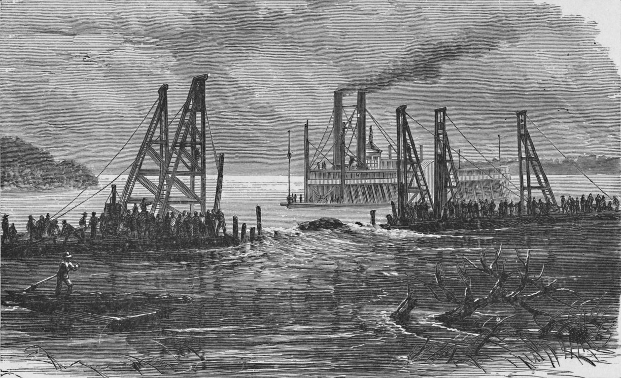 Fjerning av haker ved mudring, 1883 av Unbekannt