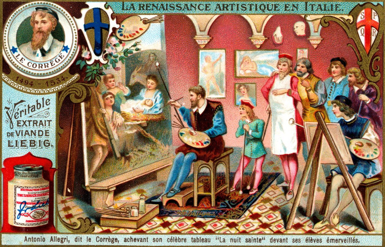 Renessansekunst i Italia: Antonio Allegri, ca 1900 av Unbekannt