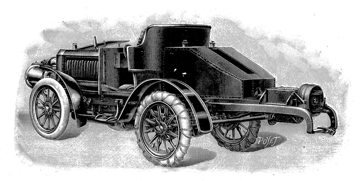 Renards trekkvogn, viser slepefeste for tilhengere, fransk, 1904 av Unbekannt