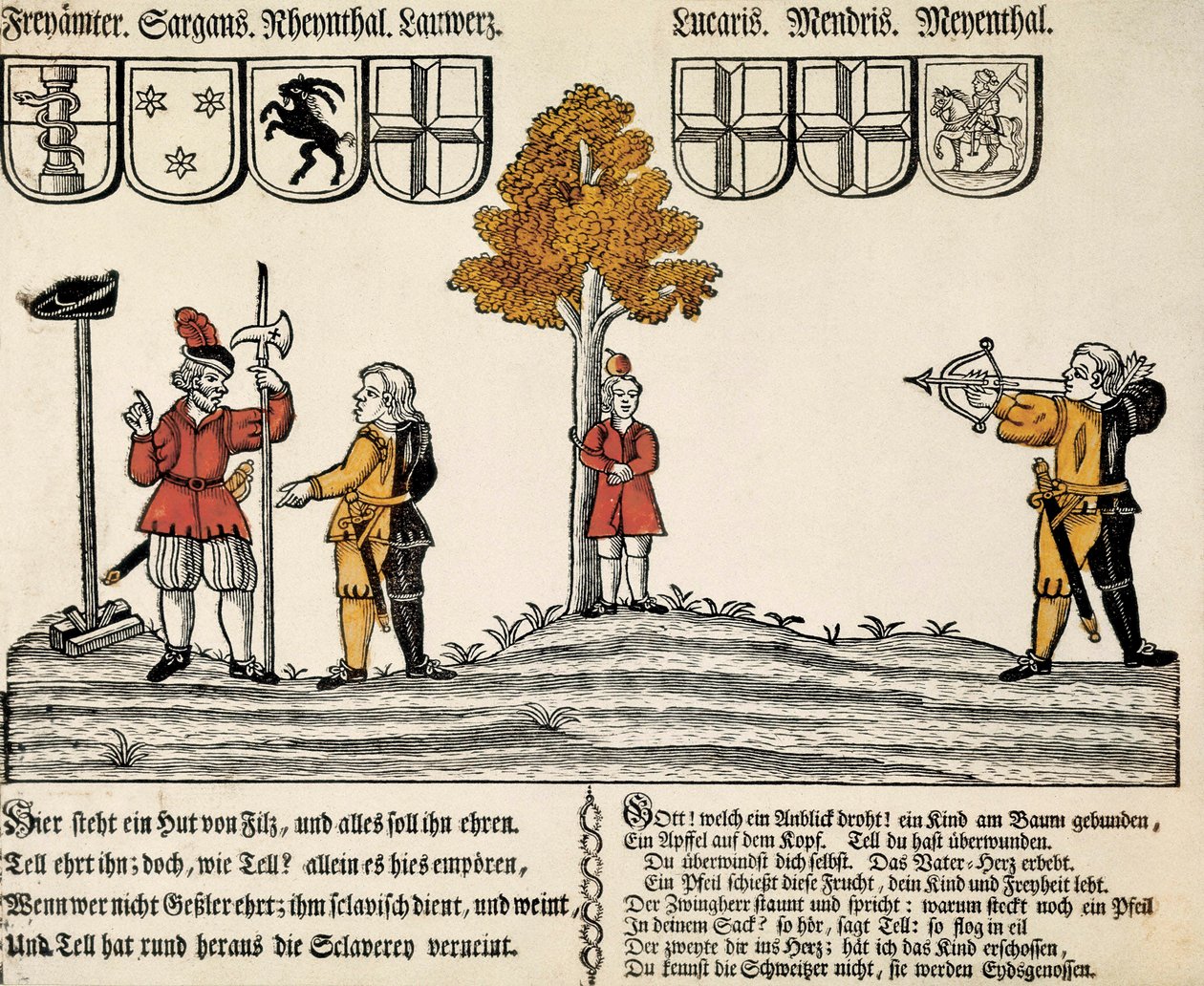 Representasjon av Guillaume Tell av Unbekannt