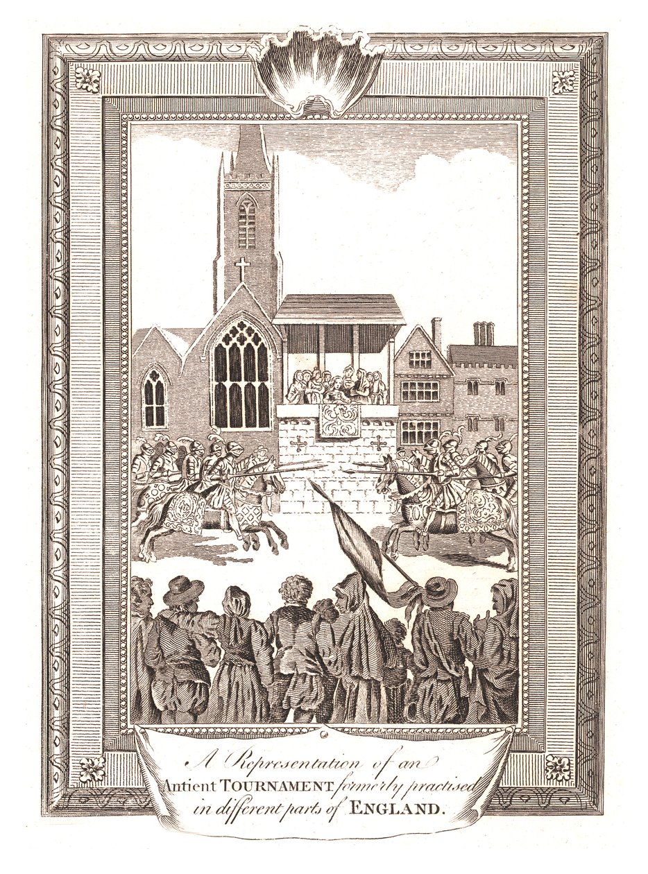 Representasjoner av en eldgammel turnering praktisert i forskjellige deler av England, 1794 av Unbekannt