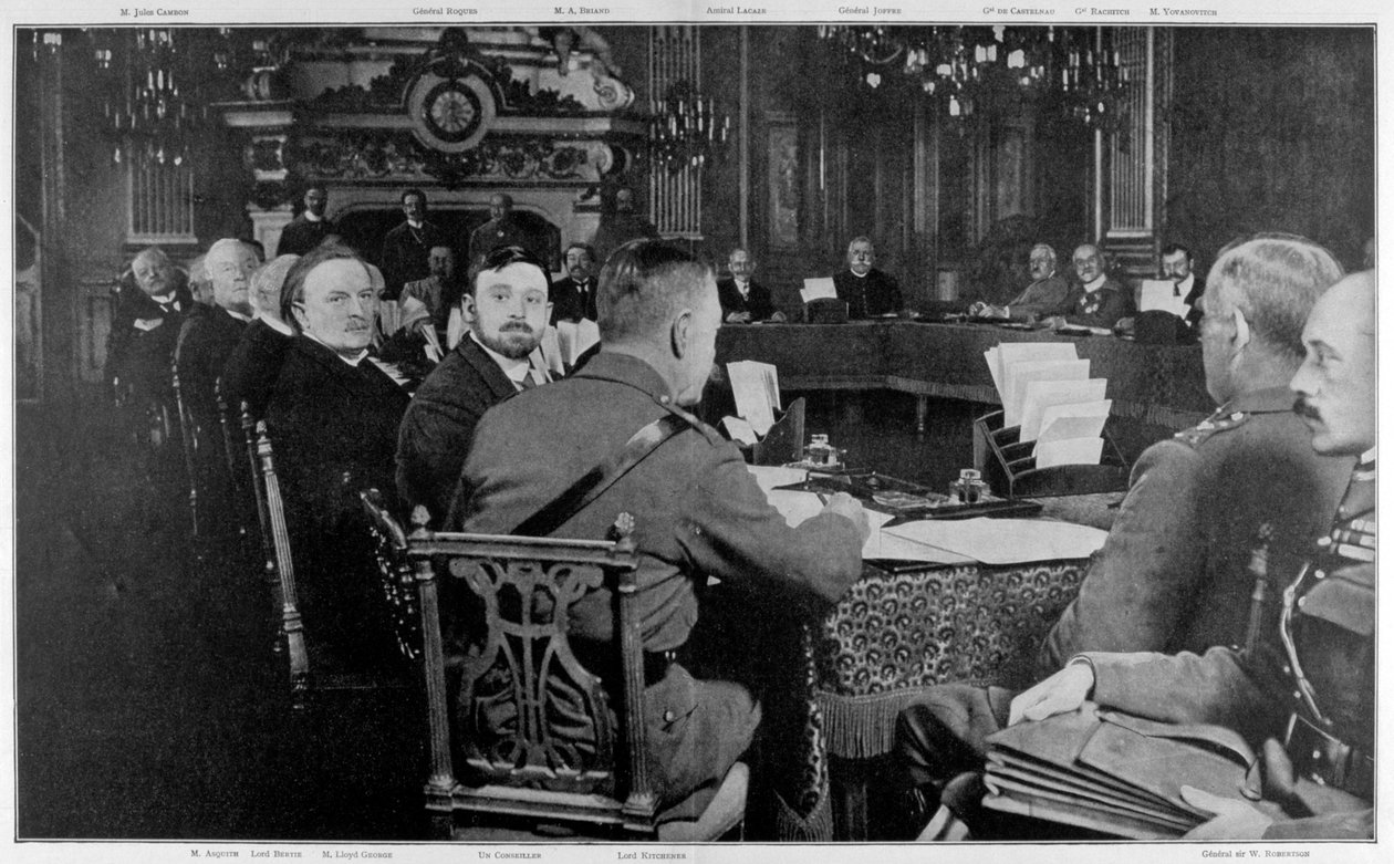 Representanter for de allierte regjeringene, Paris, første verdenskrig, 27.–29. mars 1916 av Unbekannt