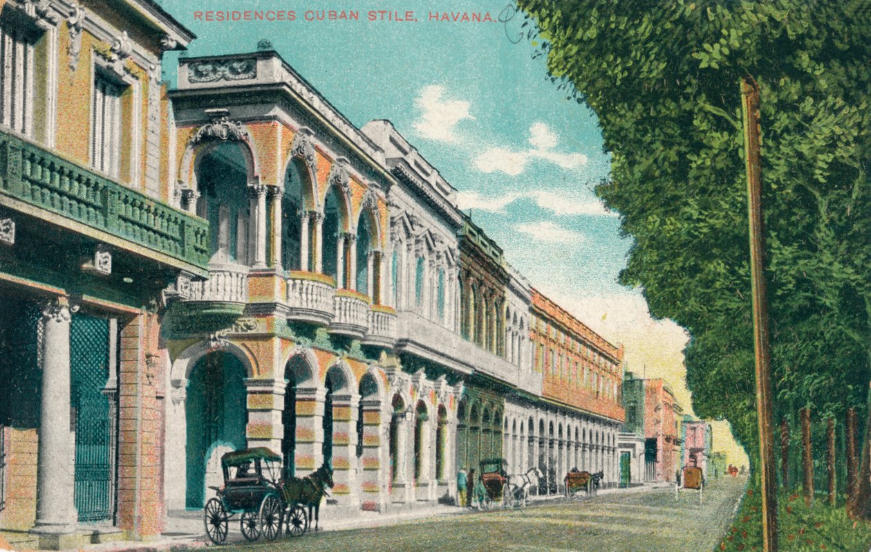 Residences, Cuba, c1910 av Unbekannt