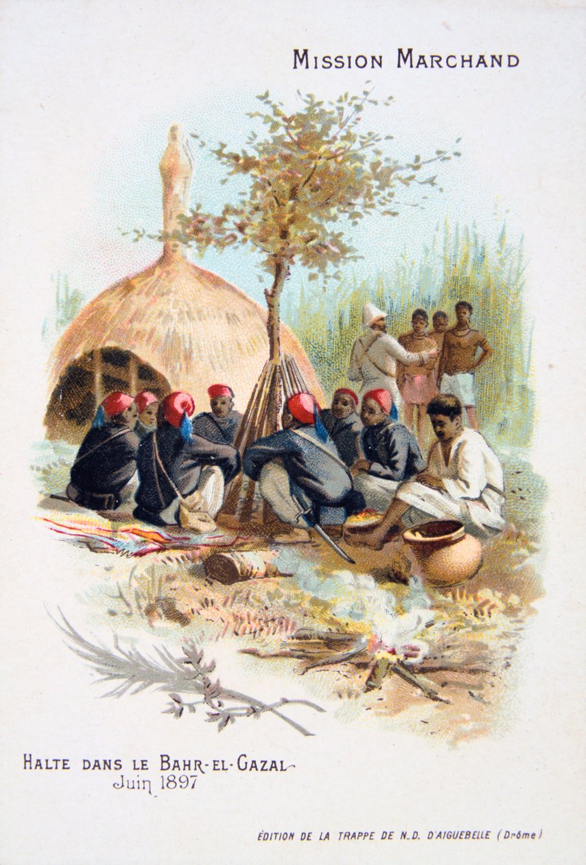 Hvil i Bahr-el-Ghazal, juni 1897 av Unbekannt