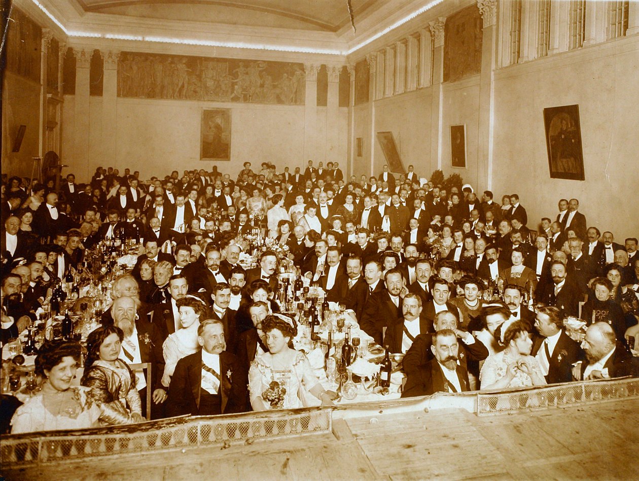 Restaurant, House of Association of Literature and Arts, Russland, 1910-tallet av Unbekannt