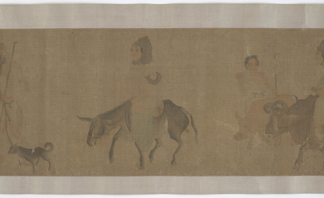 Returning Home after Harvest, Yuan eller Ming-dynastiet, 1300-1400-tallet. av Unbekannt