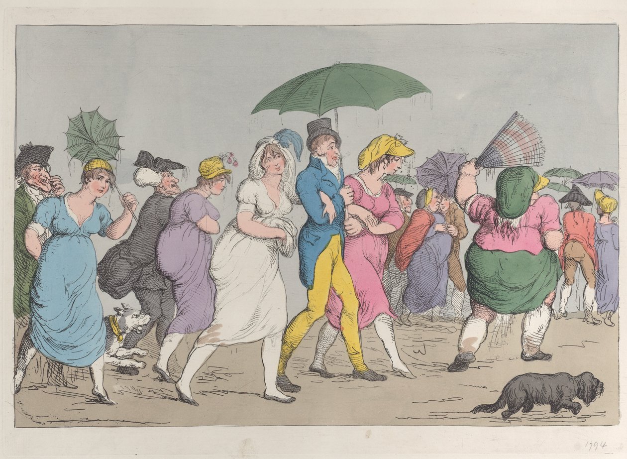 Tilbake fra anmeldelsen Loyal Ducking, juni 1800, juni 1800. av Unbekannt