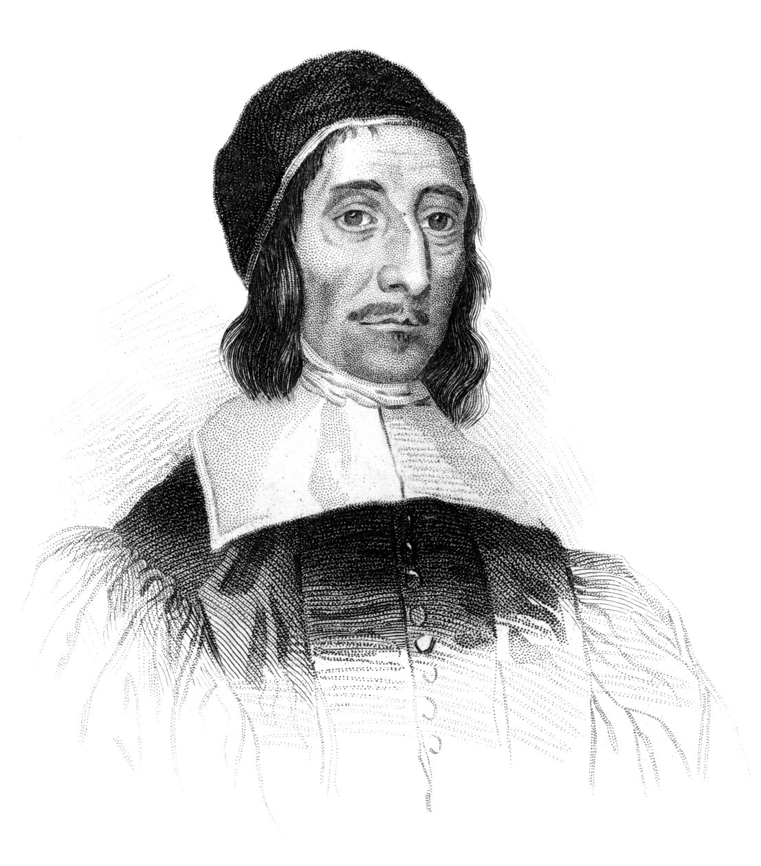 Richard Baxter , engelsk puritansk kirkeleder og guddommelig lærd fra 1600-tallet, ca 1850 av Unbekannt