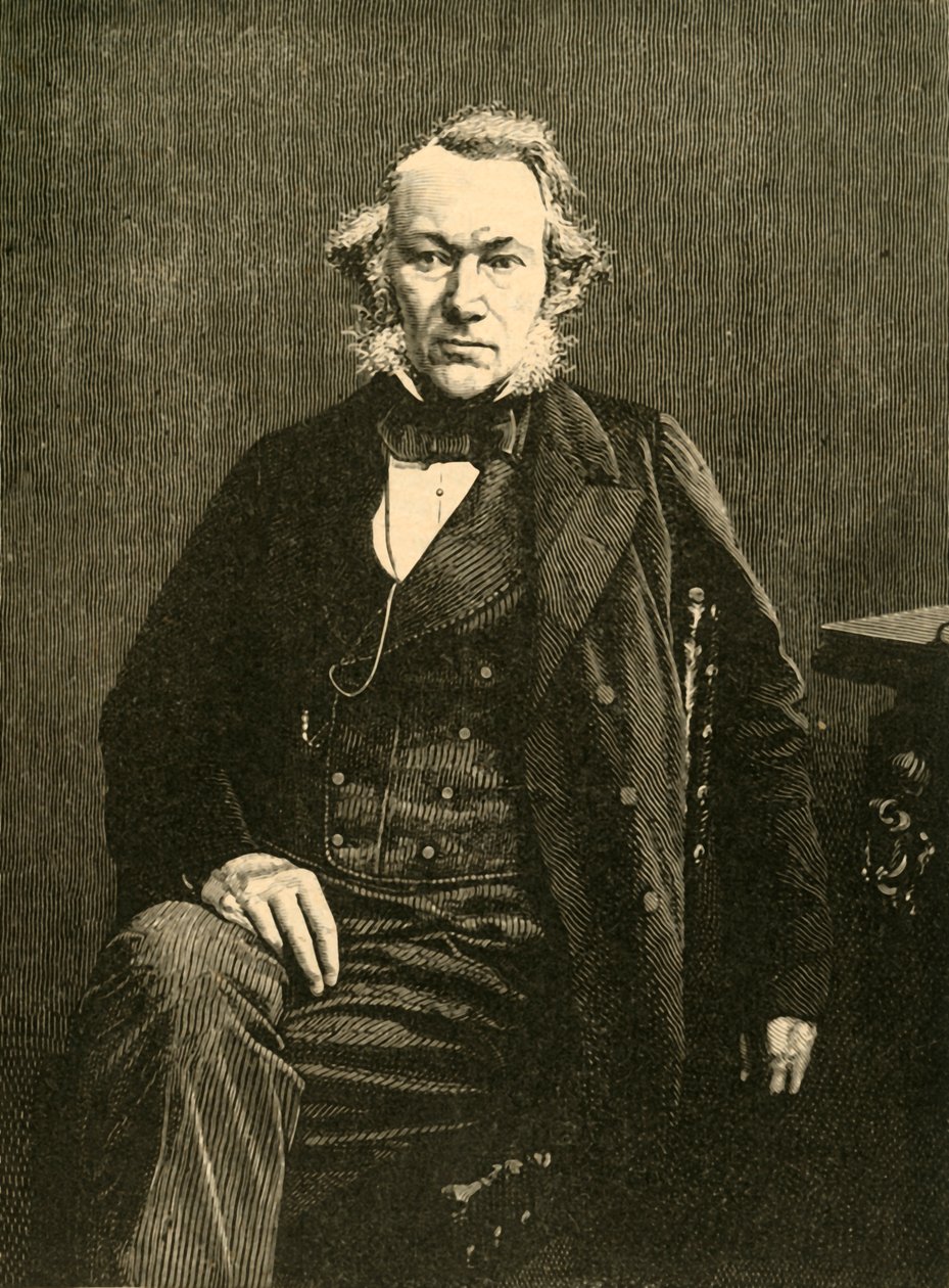 Richard Cobden , britisk produsent og politiker, c1863 c1890. av Unbekannt