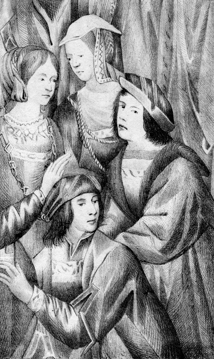 Richard III og Edward IV av Unbekannt