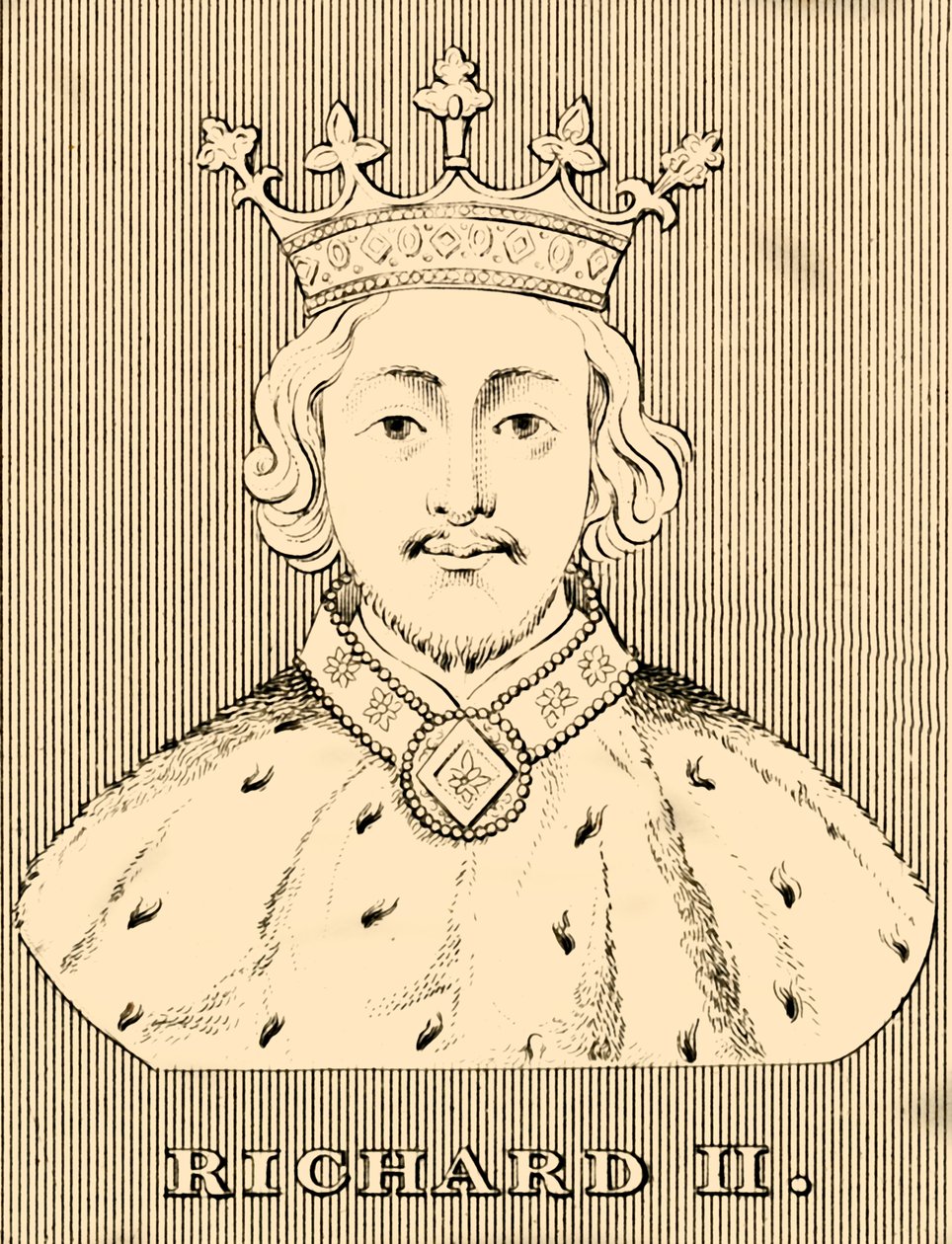 Richard II, 1367-1400, 1830. av Unbekannt