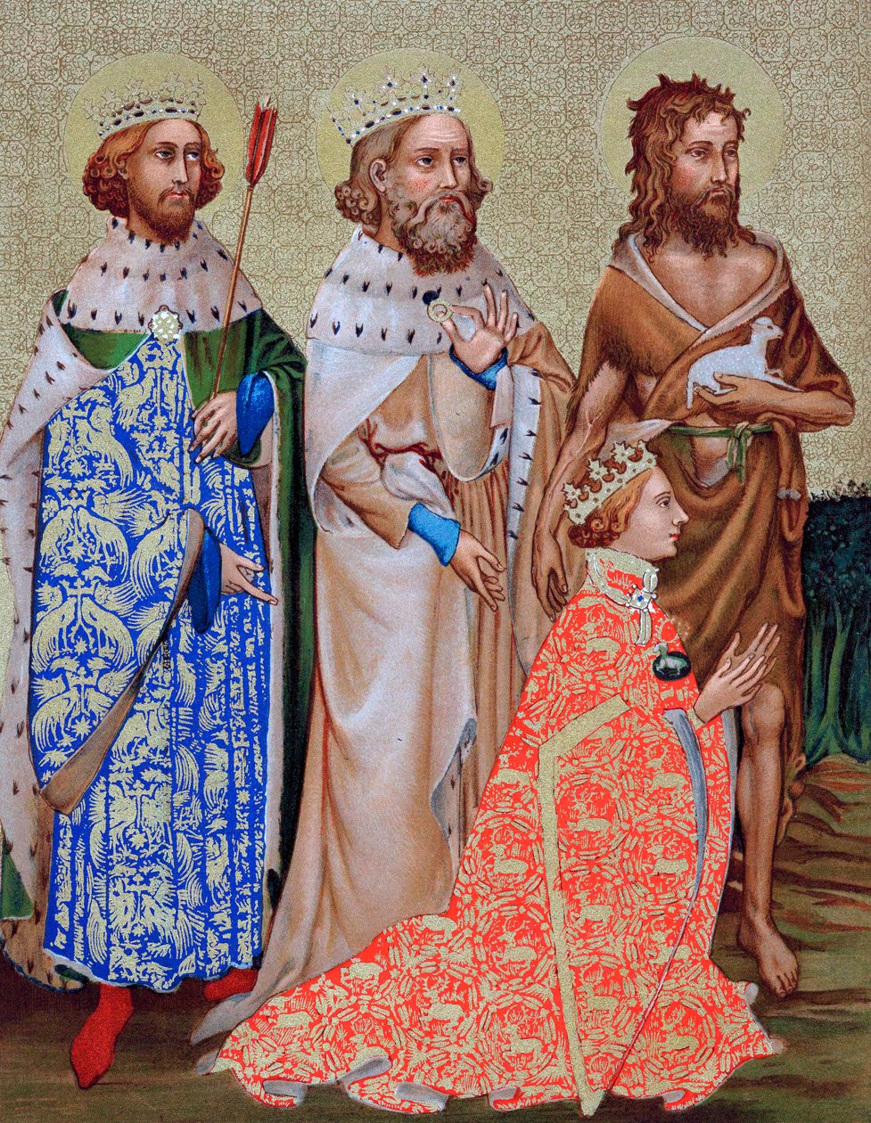 Richard II 1367-1400, konge av England 1377-1399 av Unbekannt