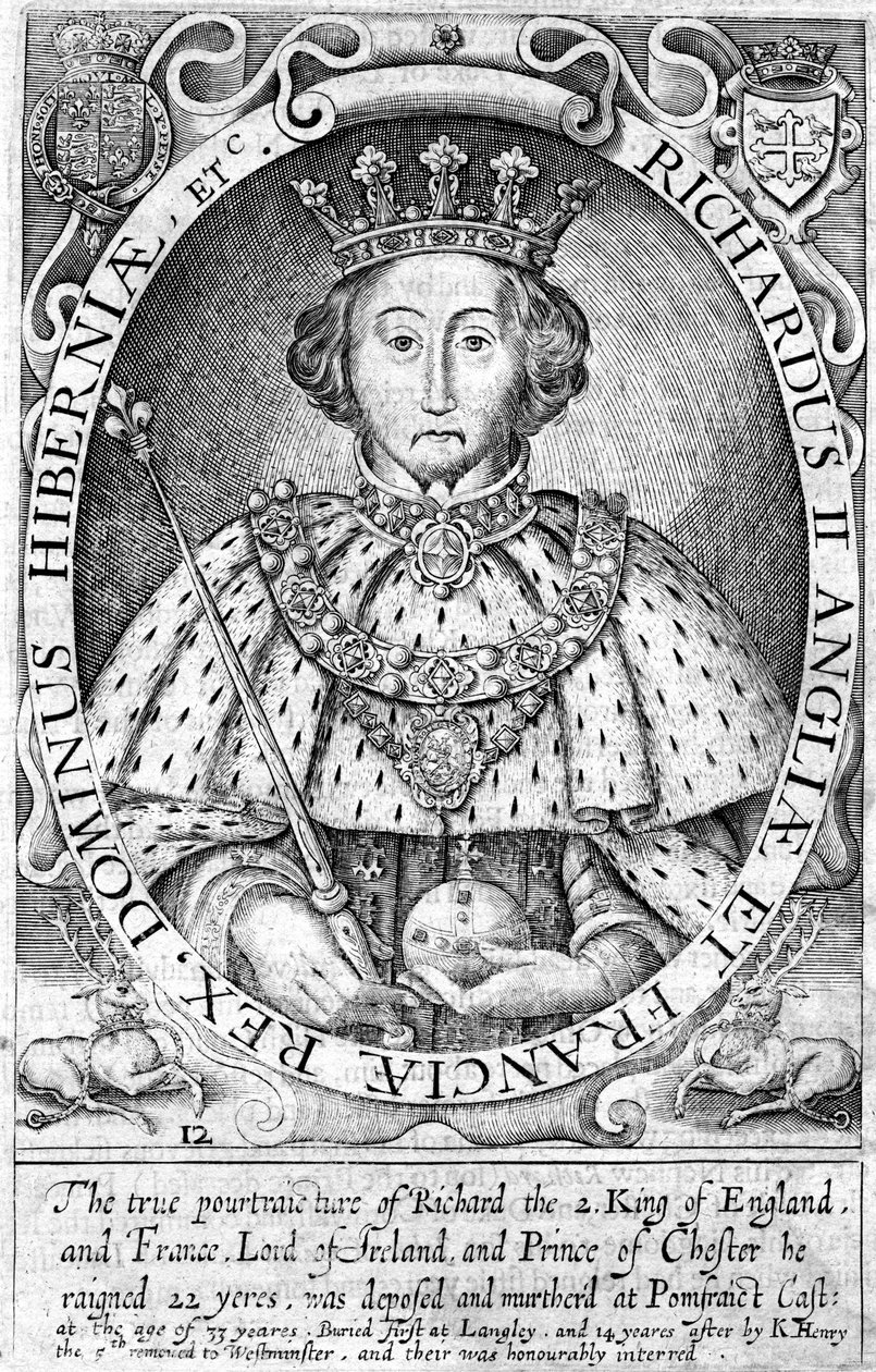 Richard II, konge av England av Unbekannt