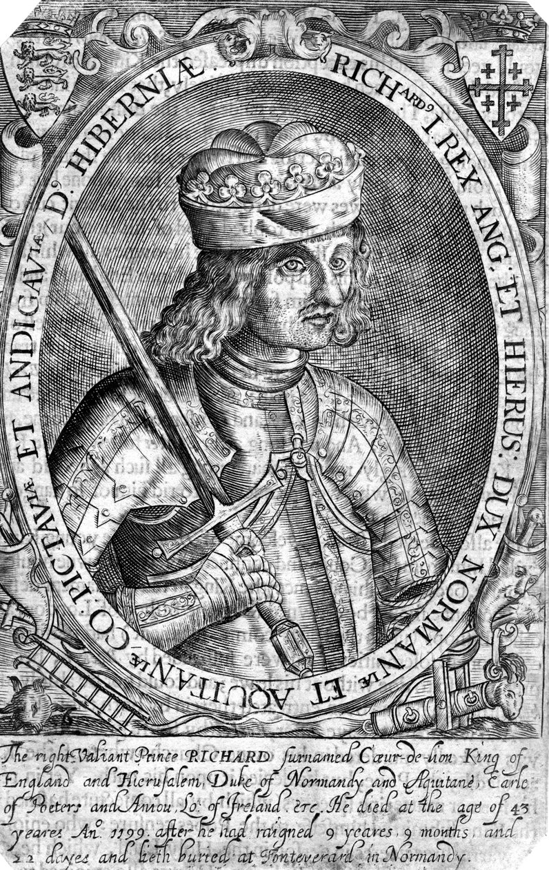Richard I, konge av England av Unbekannt