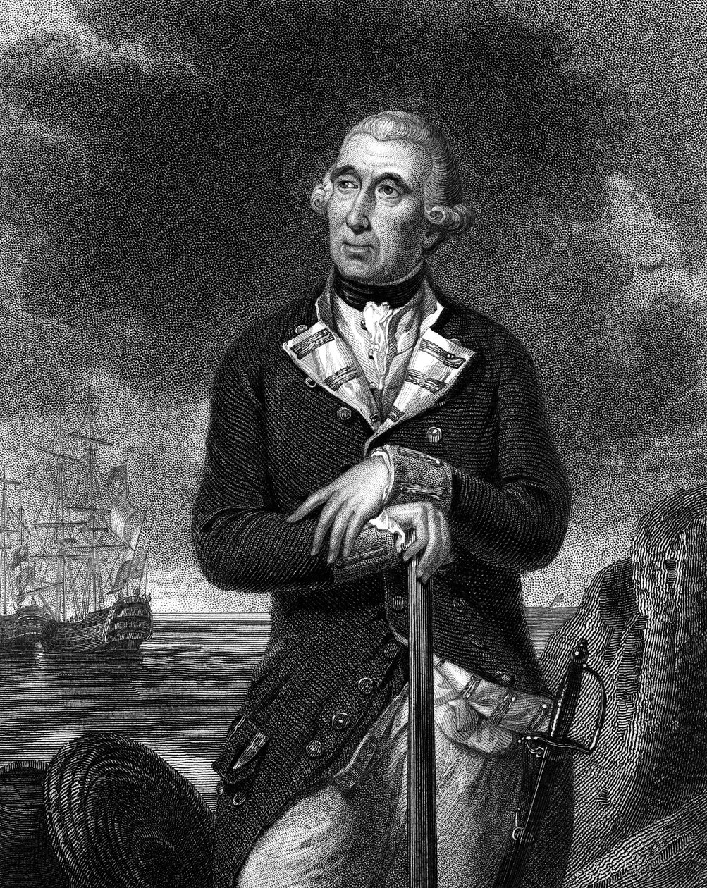 Richard Kempenfelt 1718-1782, engelsk sjøoffiser av svensk avstamning av Unbekannt