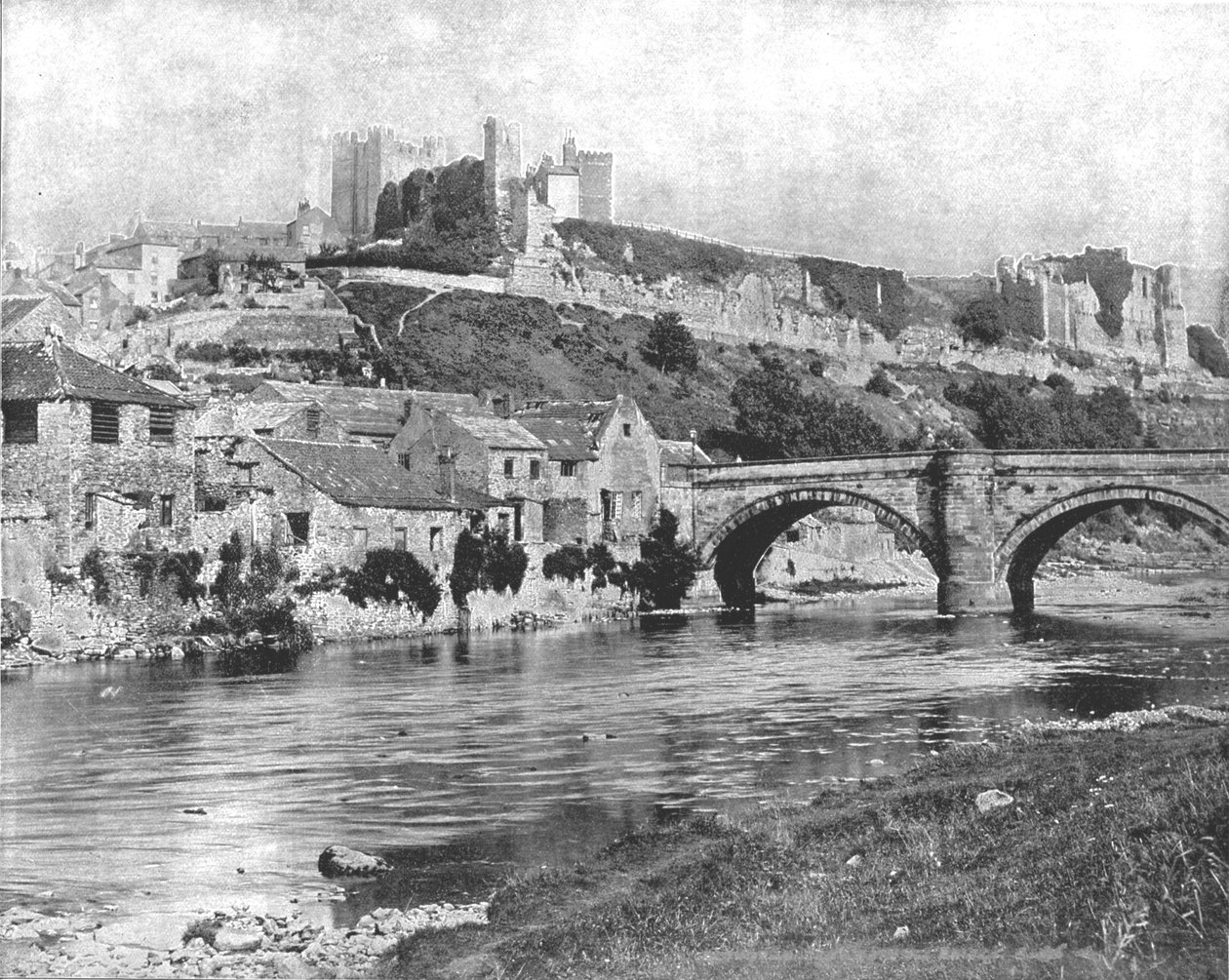 Richmond Castle, North Yorkshire, 1894. av Unbekannt