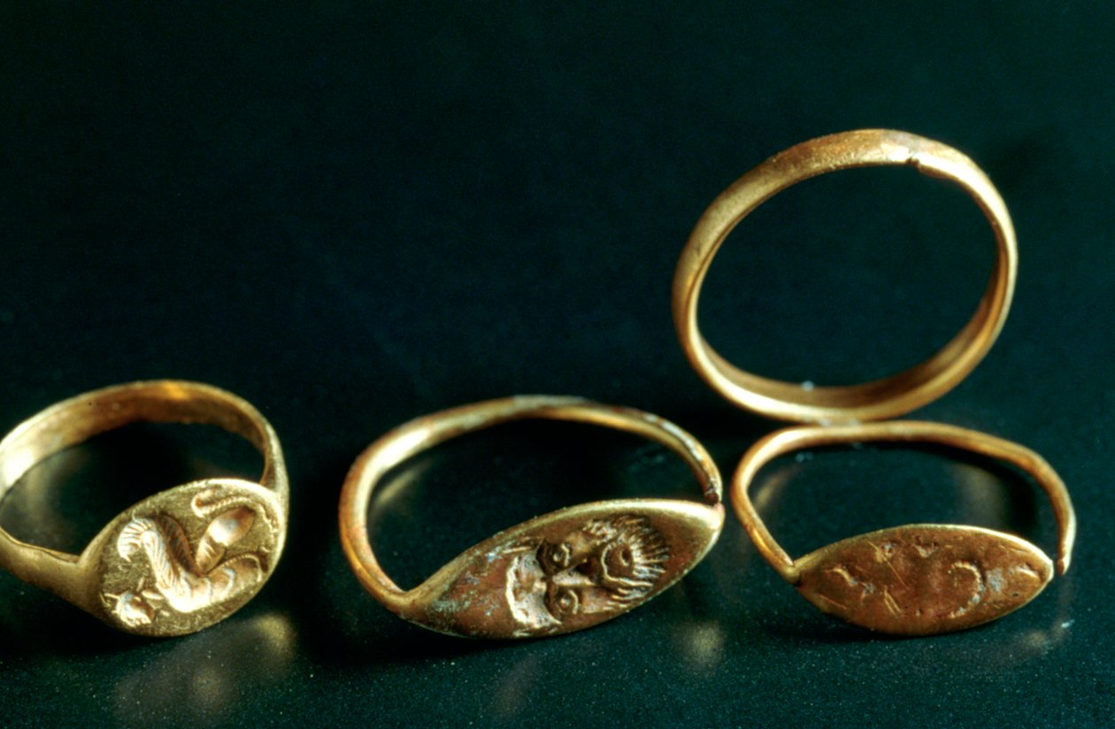 Ringer, smykker, Tunisia, c3rd-4th Century av Unbekannt