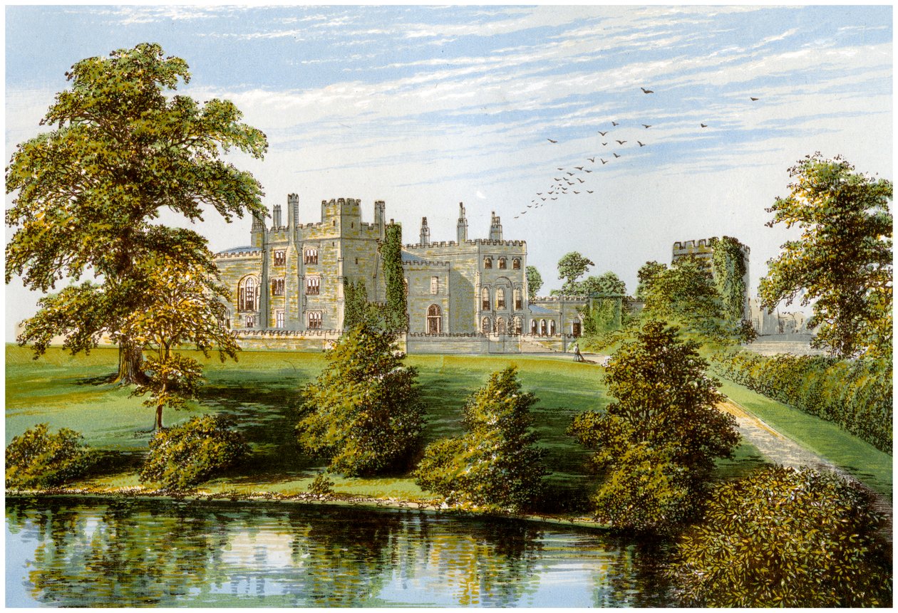 Ripley Castle, Yorkshire, hjemmet til Baronet Ingilby, c1880 av Unbekannt