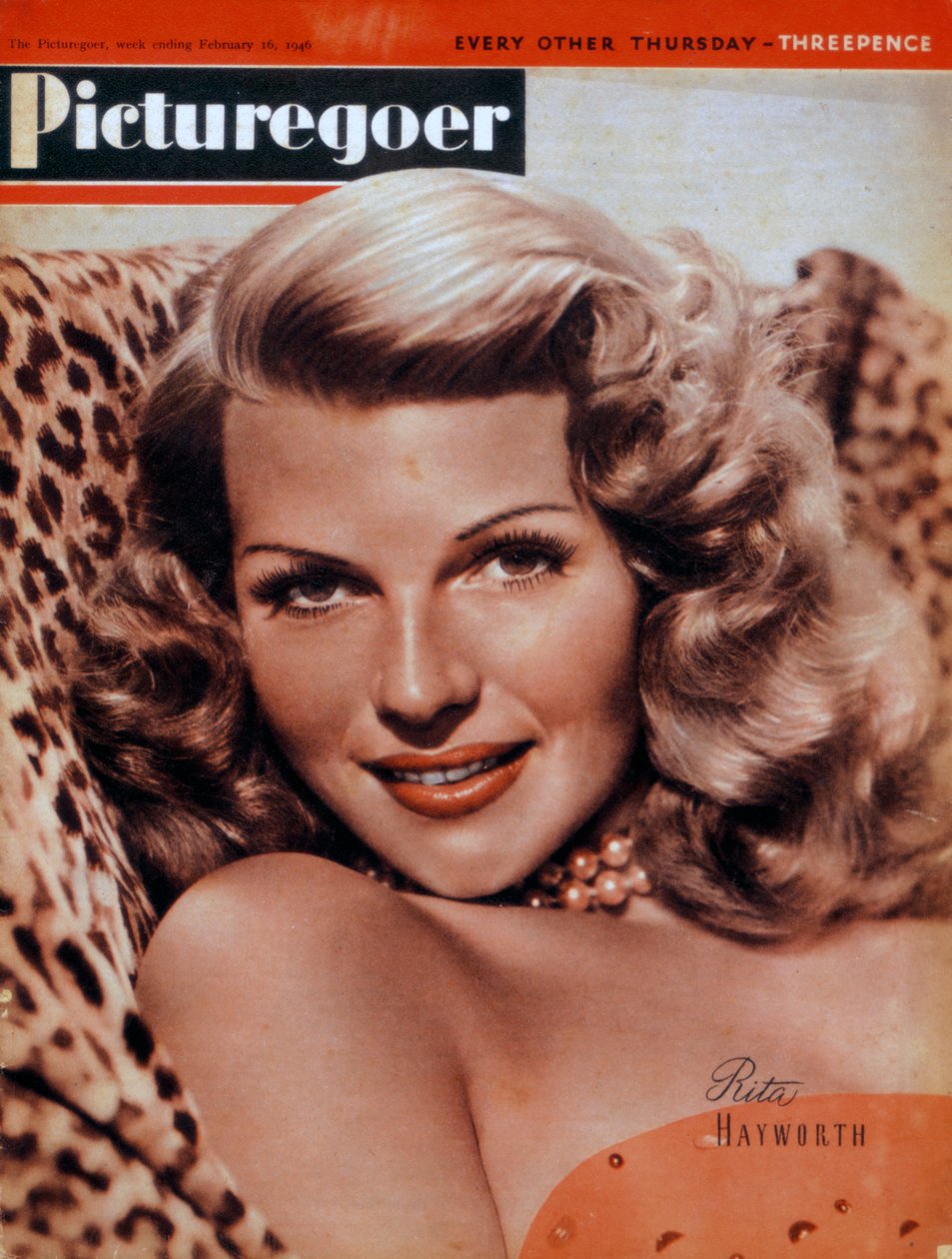Rita Hayworth 1918-1987, amerikansk skuespillerinne, 1946 av Unbekannt