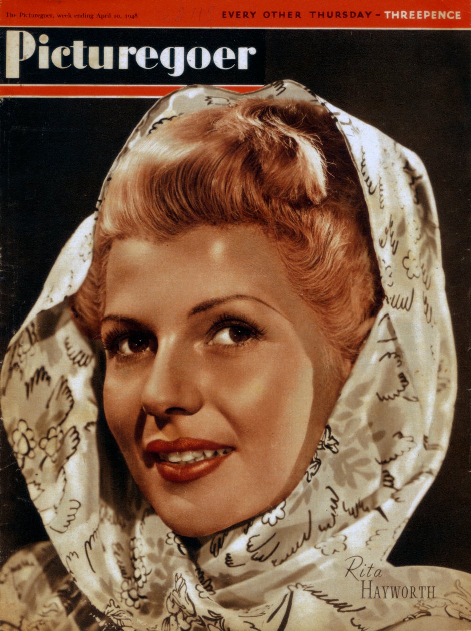 Rita Hayworth 1918-1987, amerikansk skuespillerinne, 1948 av Unbekannt
