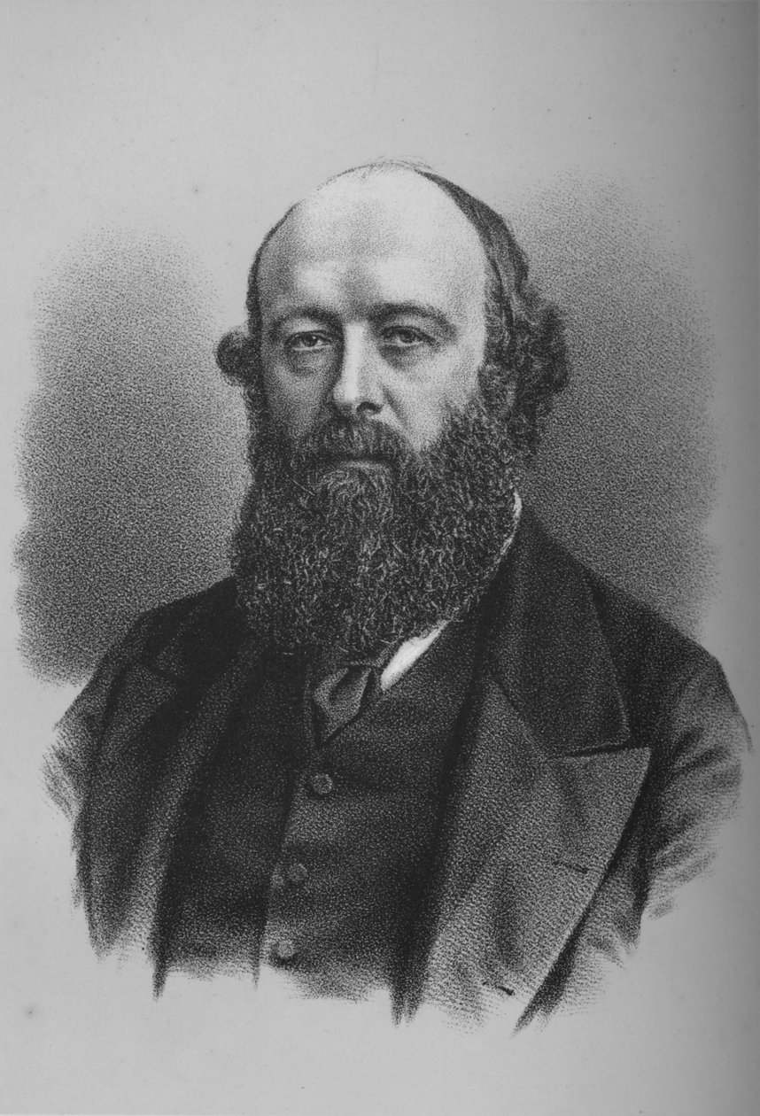 Robert Arthur Talbot Gascoyne-Cecil, tredje markis av Salisbury, britisk politiker, ca 1880-tallet 1883 av Unbekannt