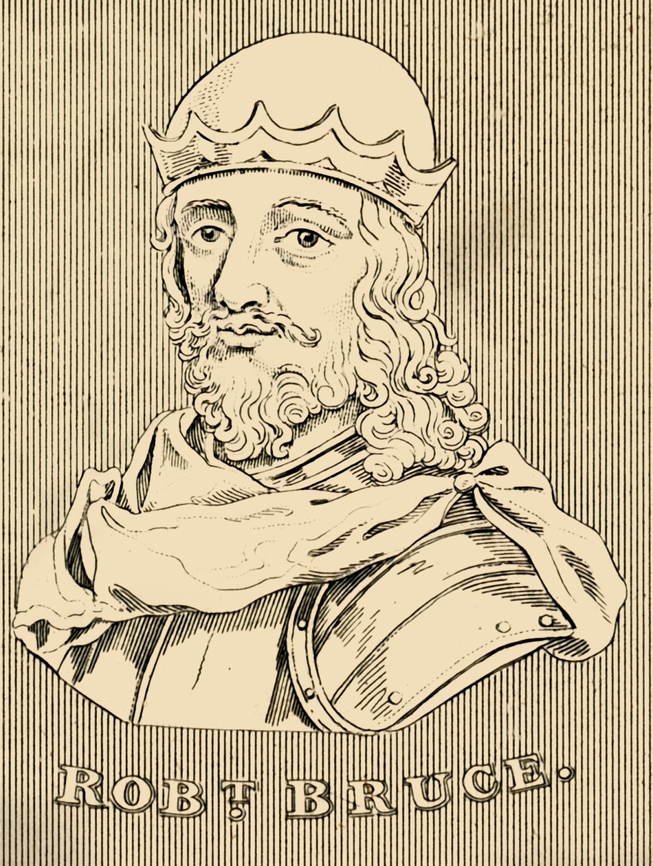Robert Bruce, 1274-1329, 1830. av Unbekannt