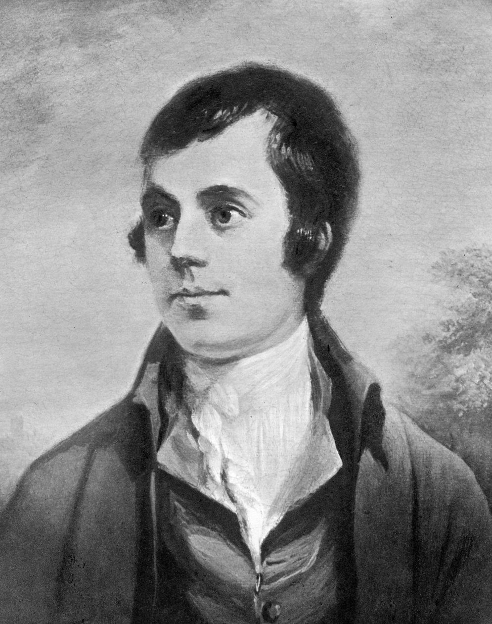 Robert Burns , skotsk poet, 1800-tallet av Unbekannt