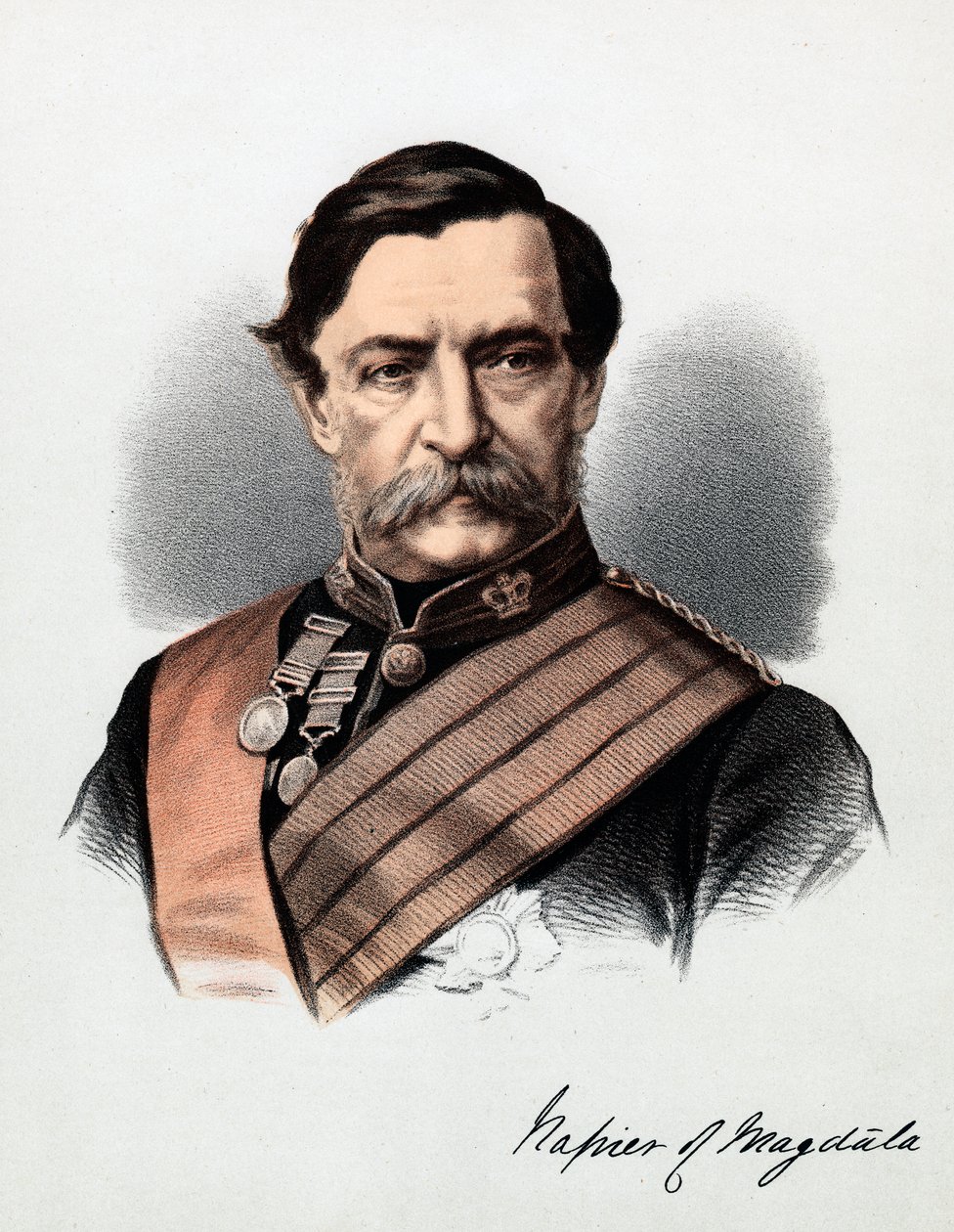 Robert Cornelius Napier, 1. baron Napier av Magdala, britisk soldat, c1880 av Unbekannt
