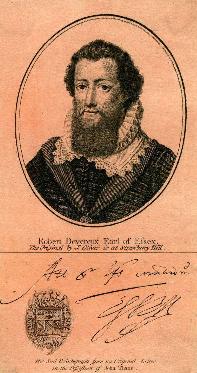Robert Devereux, andre jarl av Essex av Unbekannt