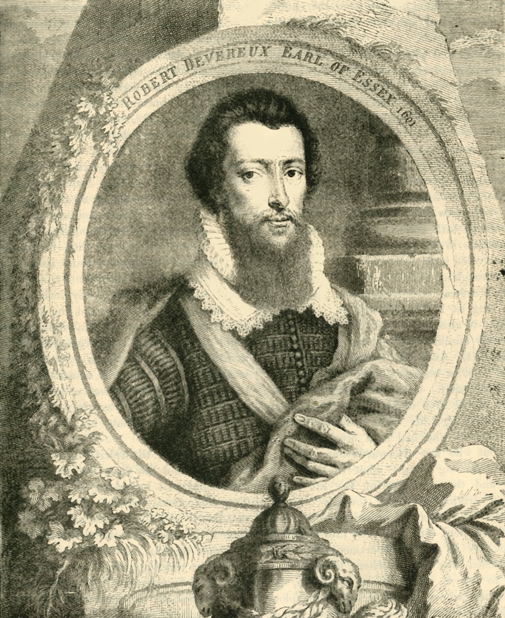 Robert Devereux, jarl av Essex, c1590-1600, 1890. av Unbekannt