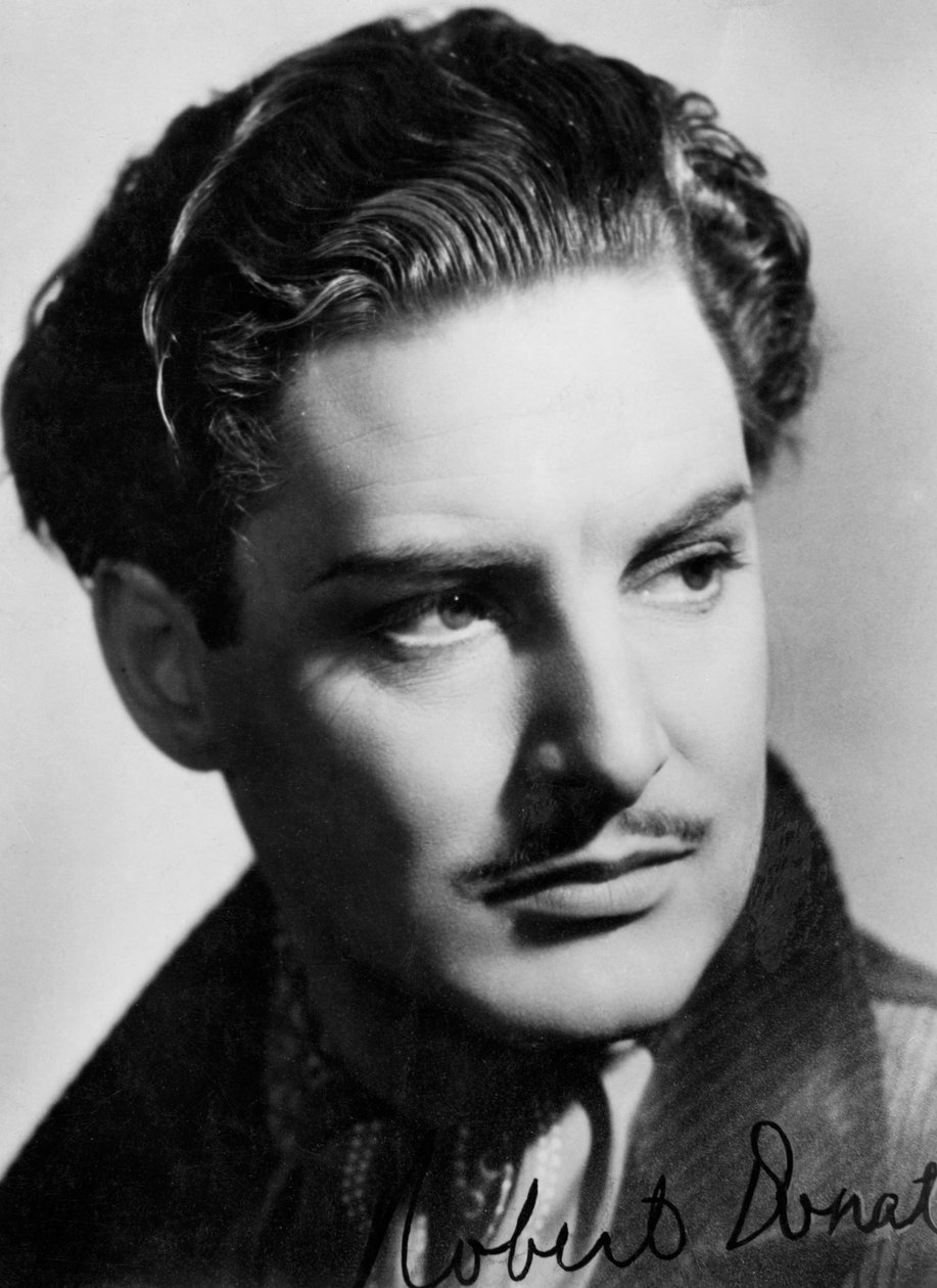Robert Donat 1905-1959, britisk skuespiller, c1930-c1940s av Unbekannt