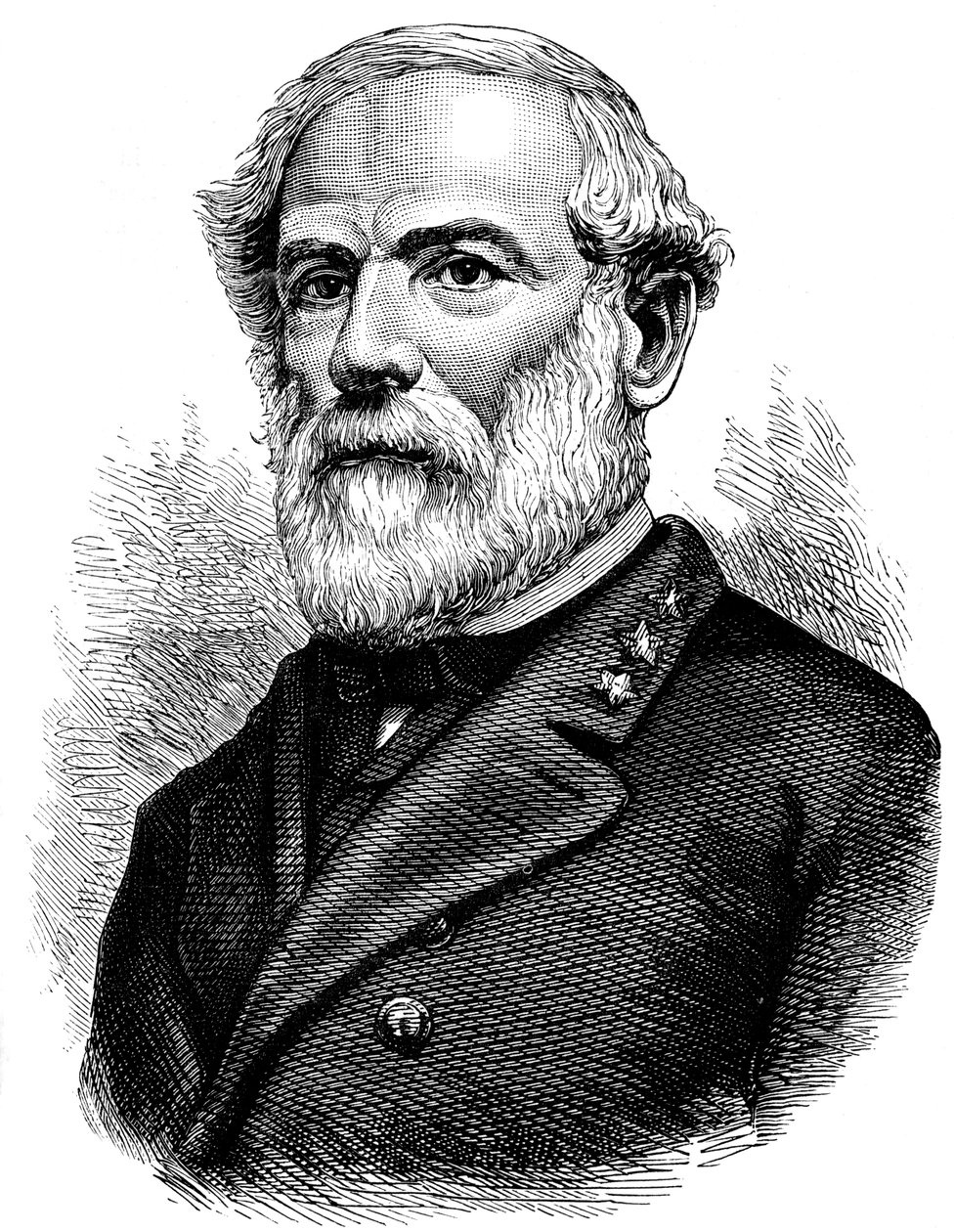 Robert E Lee, konføderert general for den amerikanske borgerkrigen, c1880 av Unbekannt