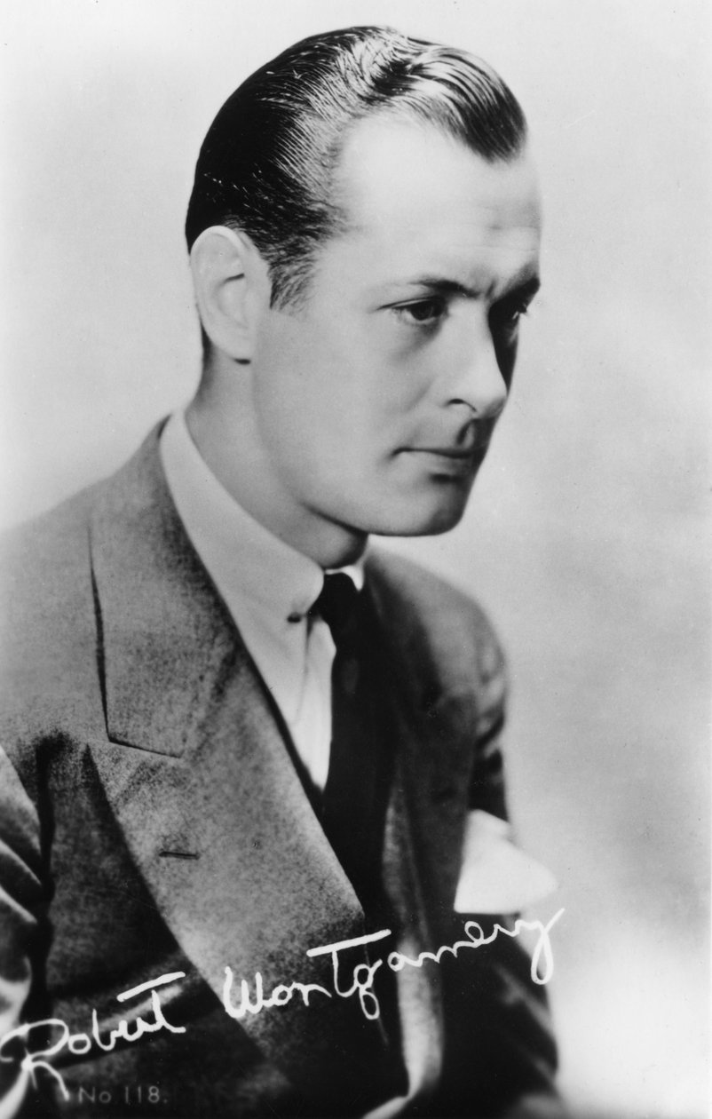 Robert Montgomery 1904-1981, amerikansk skuespiller og regissør, 1900-tallet av Unbekannt