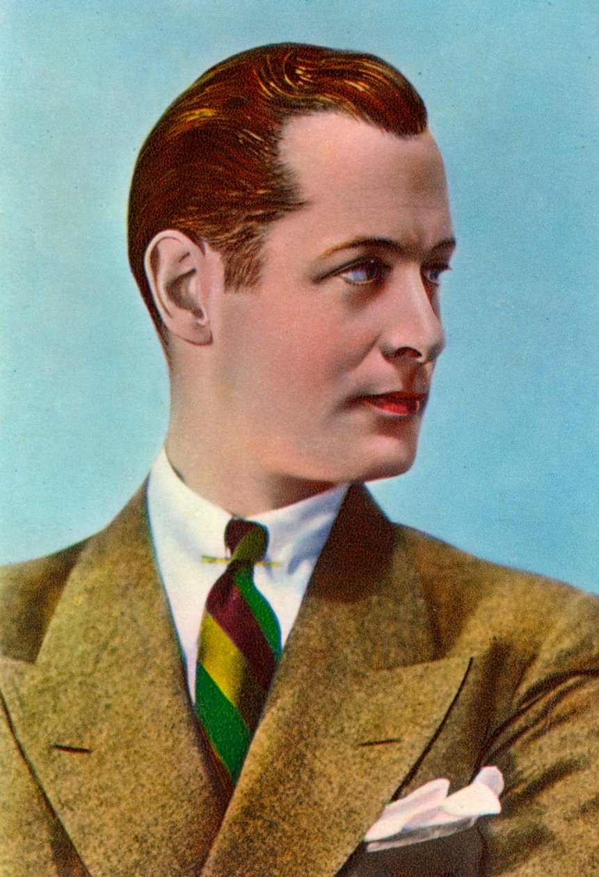 Robert Montgomery 1904-1981, amerikansk skuespiller og regissør, tidlig på 1900-tallet av Unbekannt