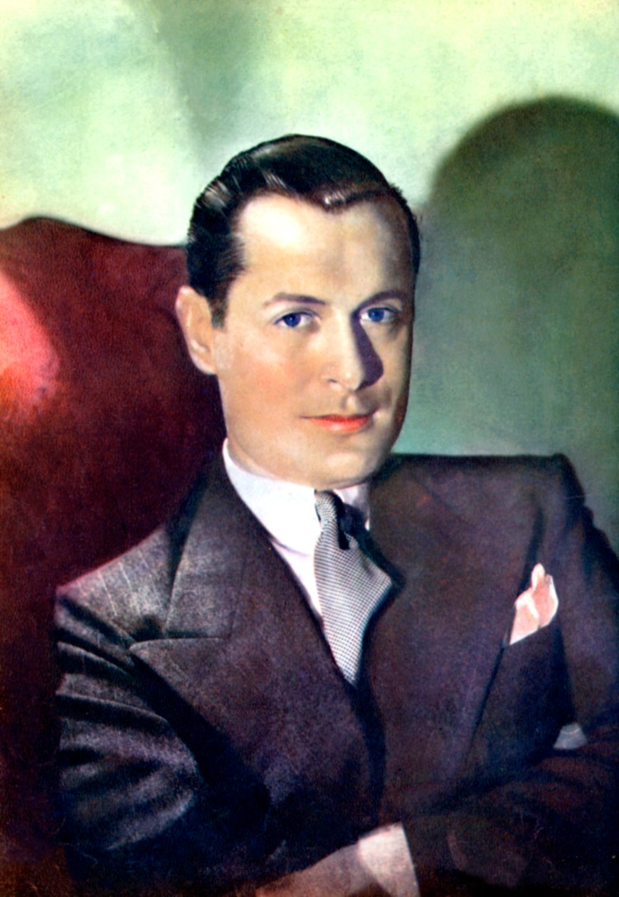 Robert Montgomery , amerikansk skuespiller og filmregissør, 1934-1935 av Unbekannt