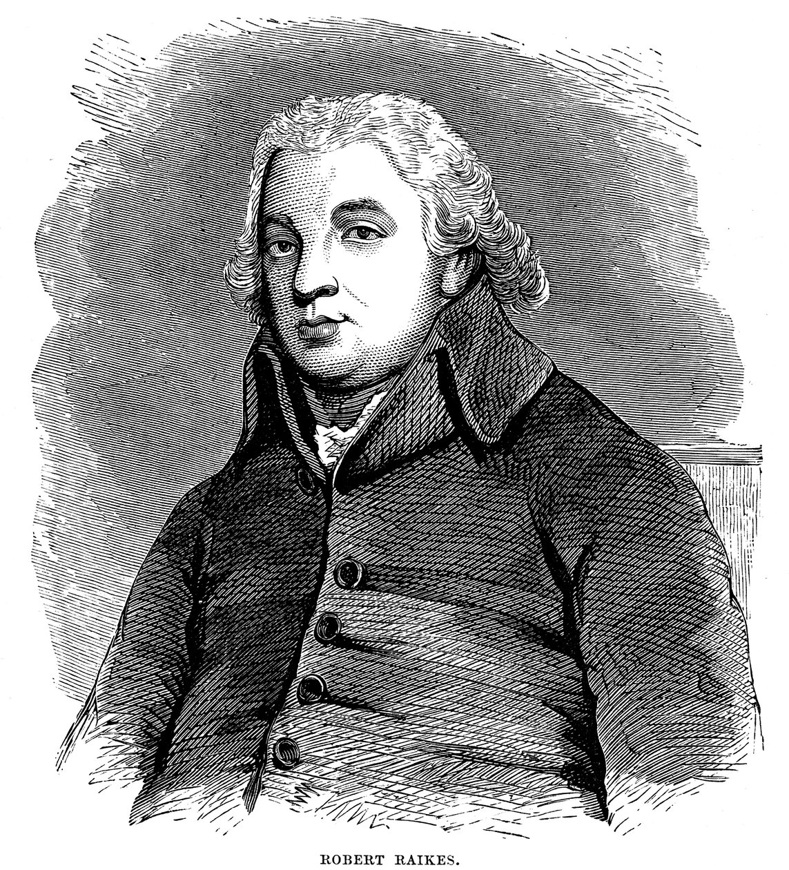 Robert Raikes, engelsk filantrop og utgiver, 1780 1880 av Unbekannt
