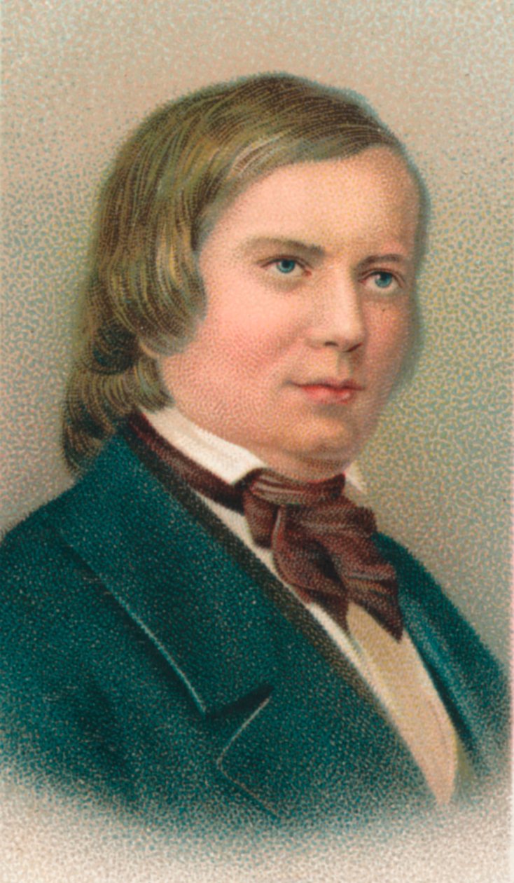 Robert Schumann 1810-1856, tysk komponist, 1911 av Unbekannt