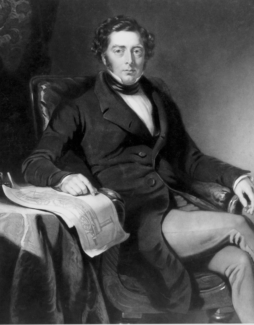 Robert Stephenson, engelsk mekanisk og konstruksjonsingeniør av Unbekannt