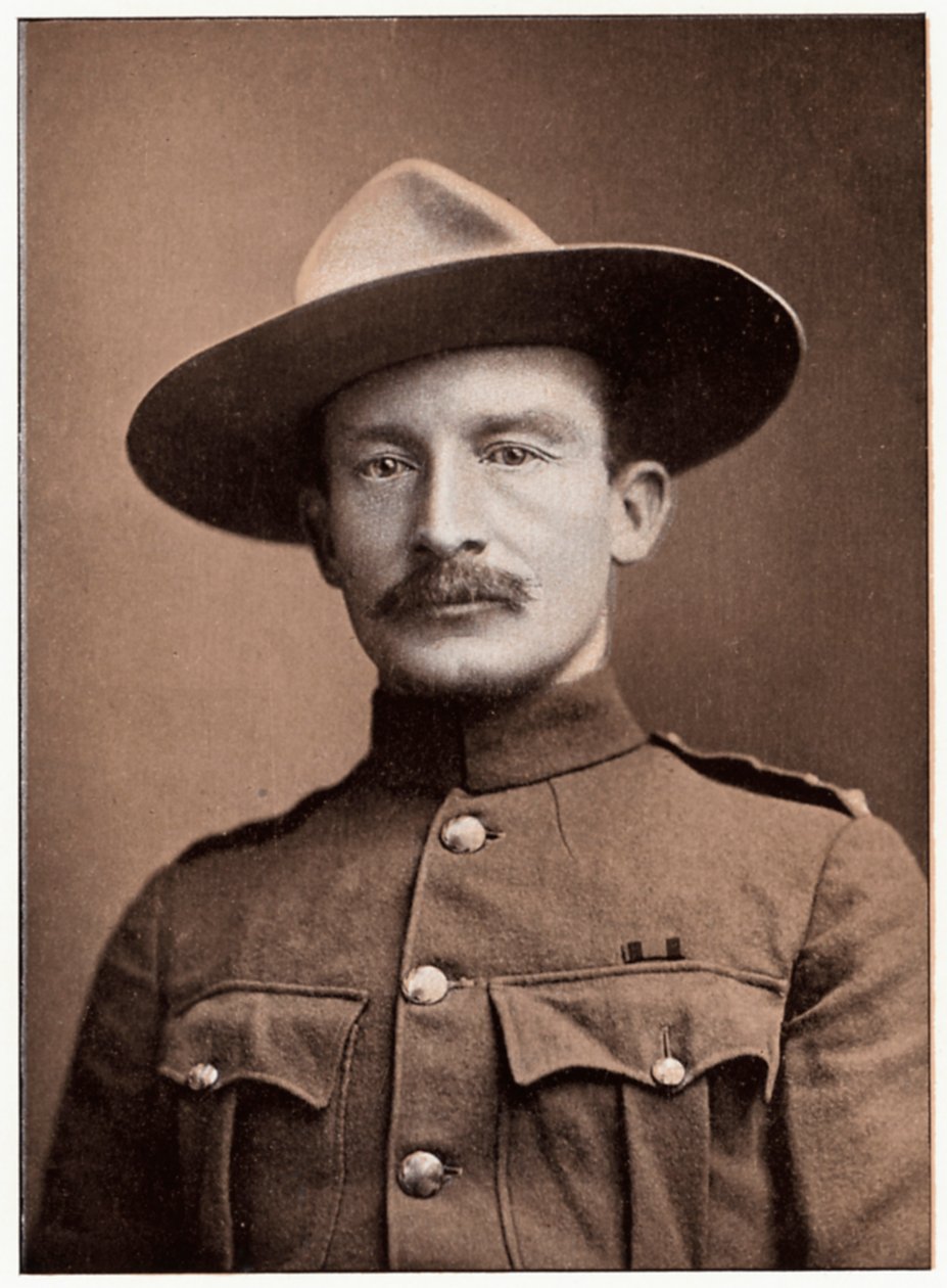 Robert Stephenson Smyth Baden-Powell , britisk soldat, c1900. av Unbekannt