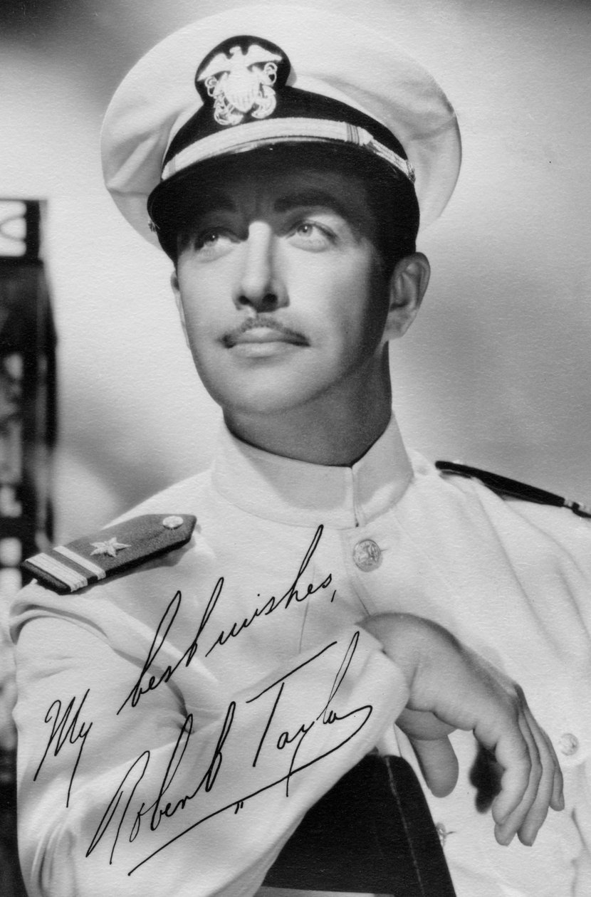 Robert Taylor 1911-1969, amerikansk skuespiller, ca 1940-tallet av Unbekannt
