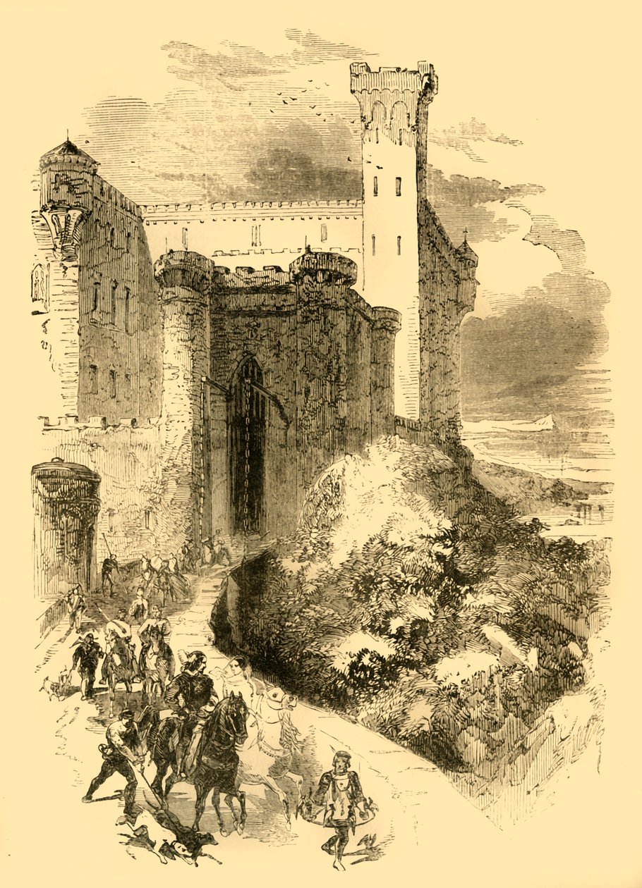Robert av Normandie ved slottet til greven av Conversano, c1890. av Unbekannt