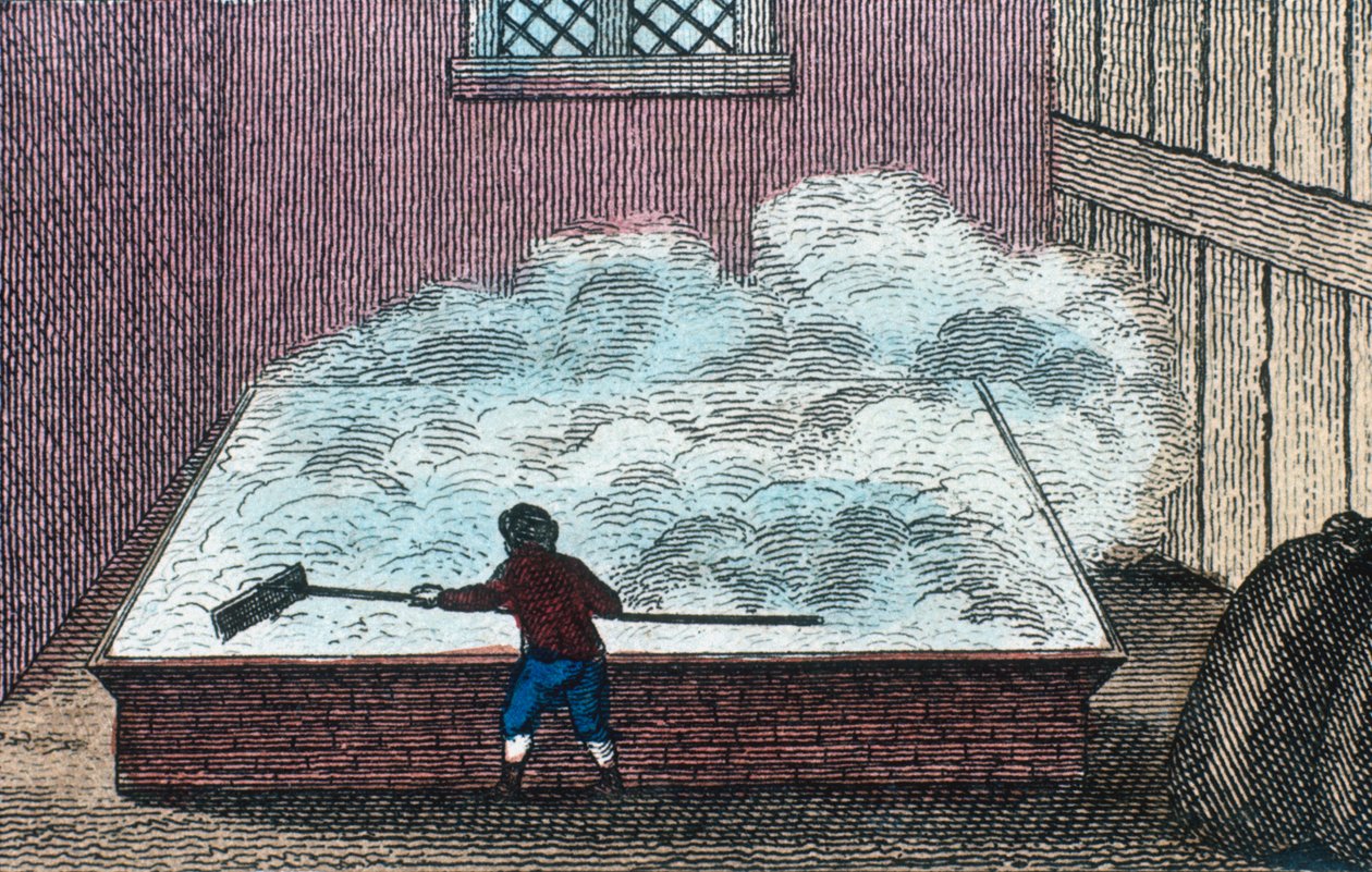 Steinsalt: Raffineringssalt, Northwich, Cheshire, England, 1800-tallet av Unbekannt