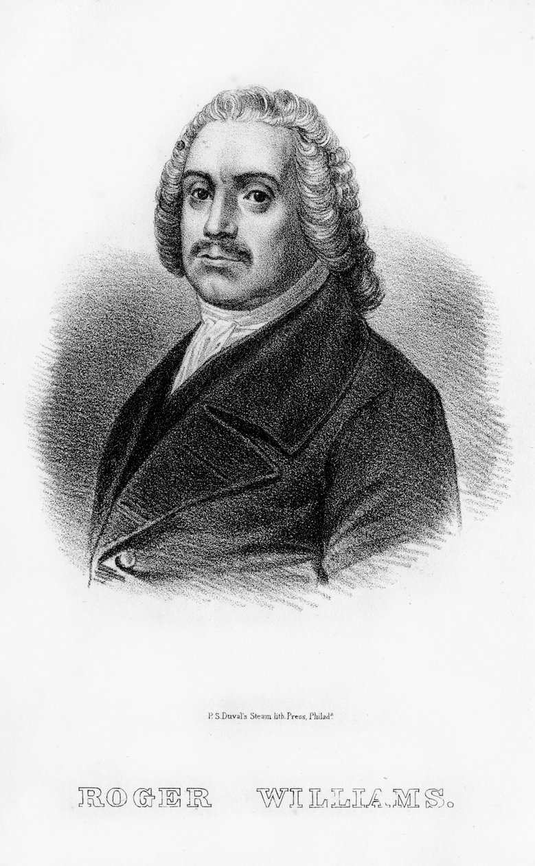Roger Williams, anglo-amerikansk teolog, 1854 av Unbekannt