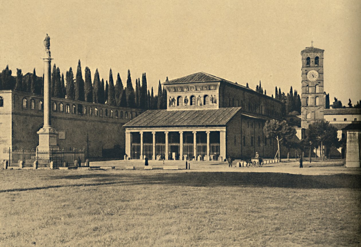 Roma - Basilica of S. Lorenzo utenfor murene, 1910 av Unbekannt