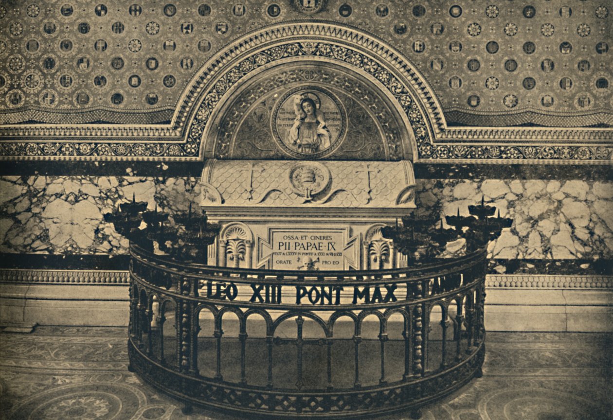 Roma - Basilica of St Lawrence. - Pius IX
