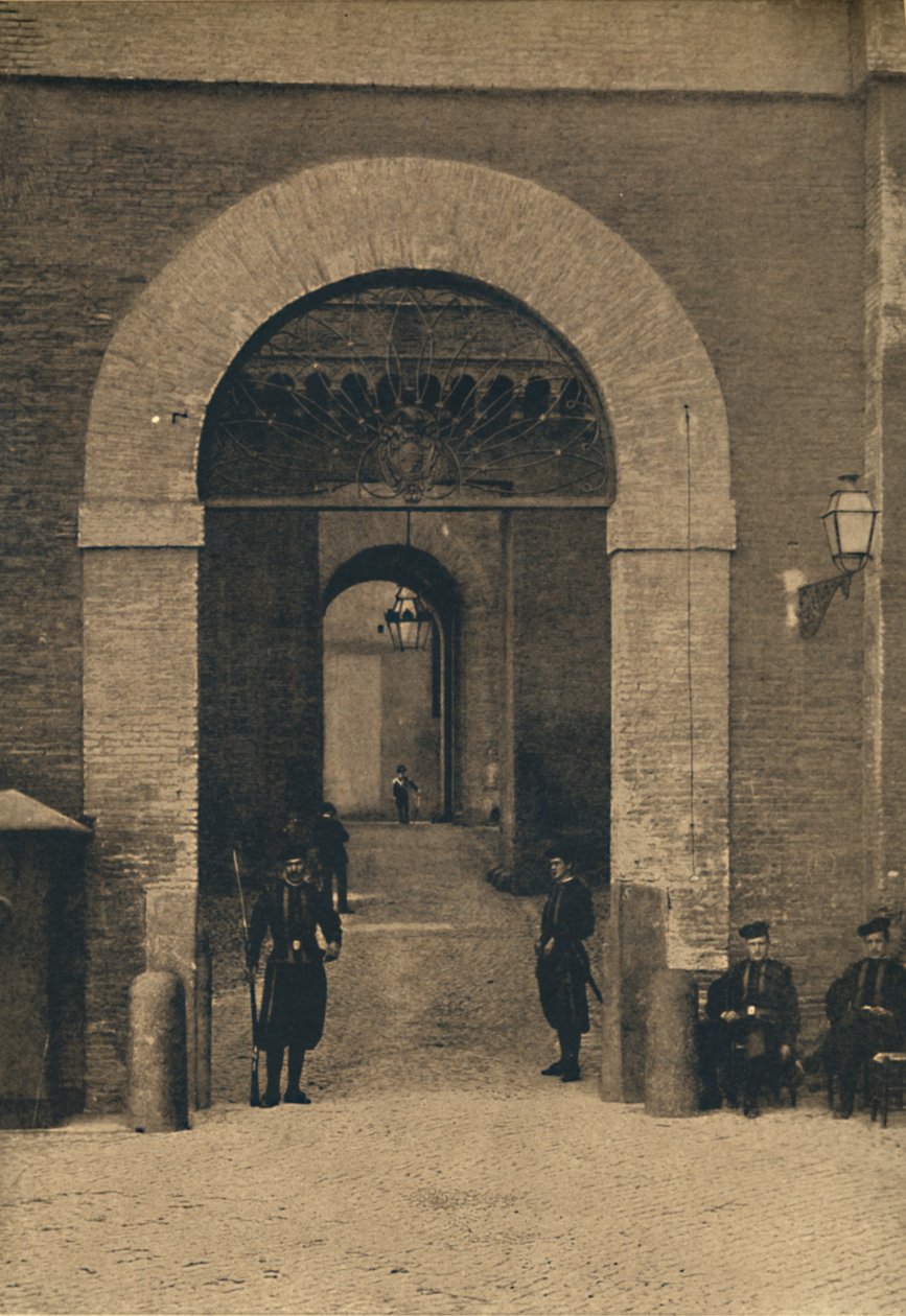 Roma - Inngang til Vatikanpalasset, 1910 av Unbekannt
