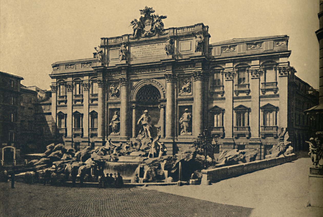 Roma - Trevifontenen, 1910 av Unbekannt